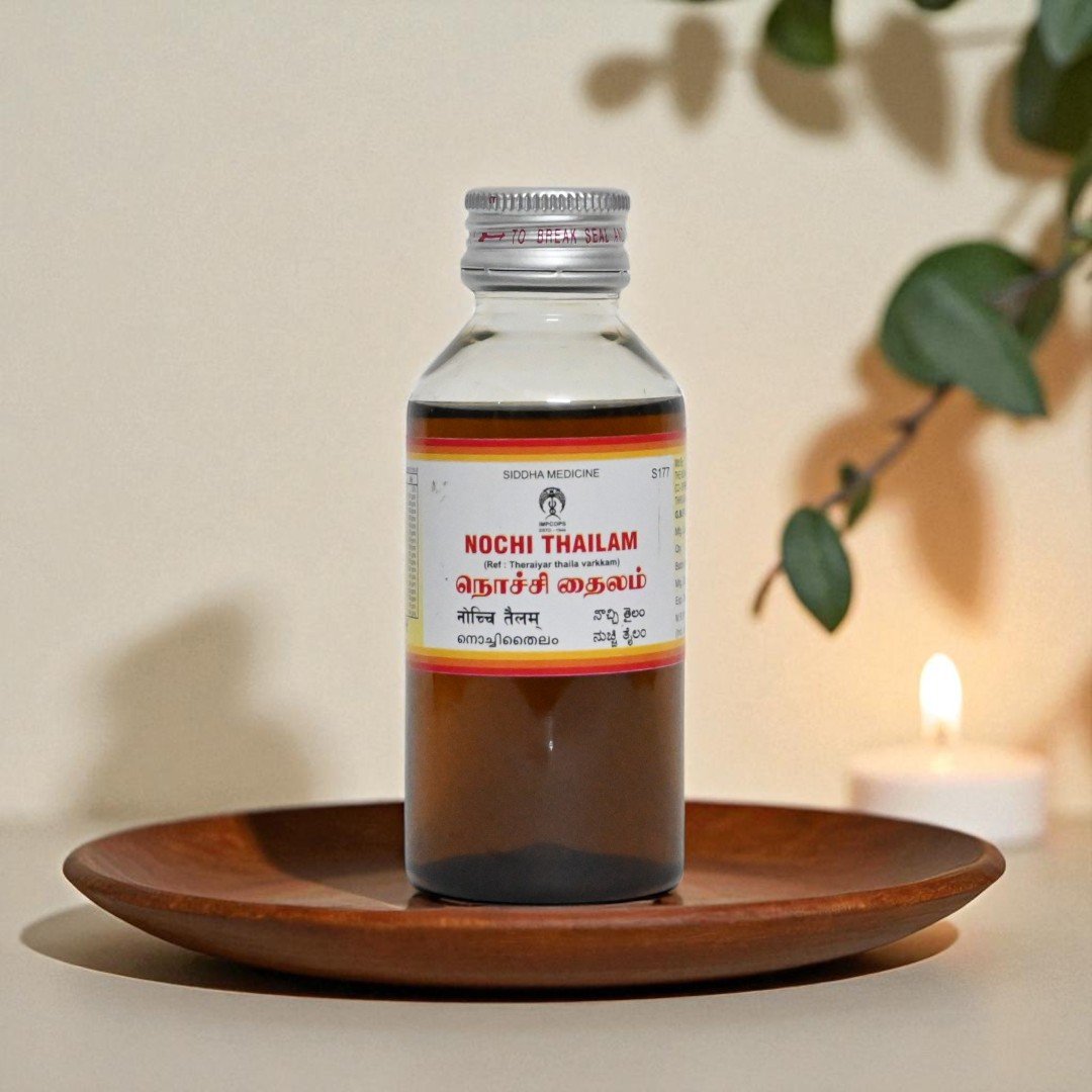 1 Nochi Thailam, Siddha, 100 Millilitres - Image 1